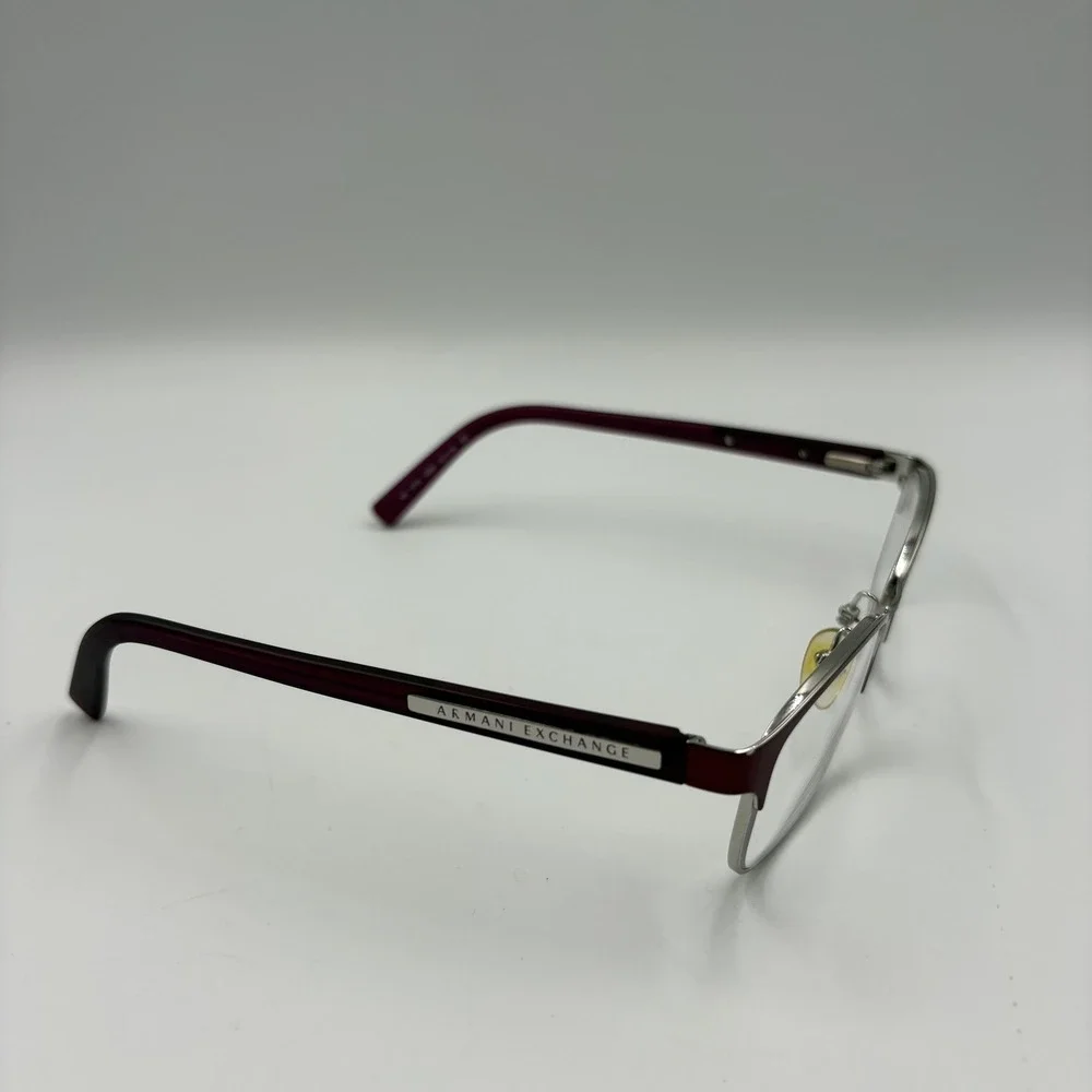 Armani Exchange Glasses Womens Red Square Frames‎ AX 1010 6050 53-16-140 *flaw*